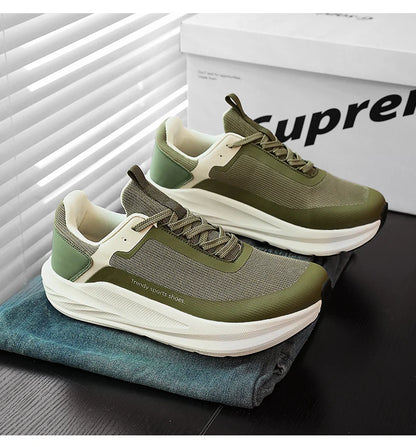 Men Running Shoes Marathon Specialty Sports Breathable Lightweight Women's Comfortable Non-slip Leisure Sneakers Plus Size 38-46