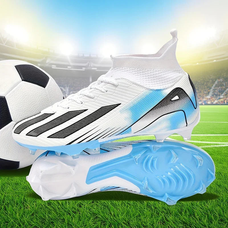 New Men's Football Boots Cleats Boys Ultralight Sport Soccer Shoes Adult Professional Non-Slip Comfortable Training Match Grass