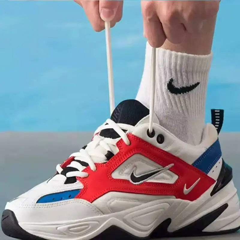 Scarpe da uomo Nike M2K Tekno Retro Chunky Dad in pelle stratificata e materiale sintetico, sneakers casual alla moda per il tempo libero AV4789-100
