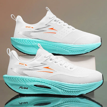 Scarpe sportive da running da uomo per maratona, con cuscino d’aria, traspiranti, leggere e confortevoli, sneakers atletiche outdoor da donna per jogging e tenis