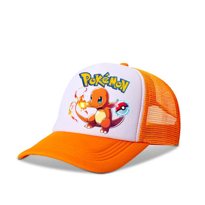 Pokemons Baseball Cap Pikachu Charizard Gengar cartoon Peaked Hat Kid Adult Summer Outdoor Sport Hat Boy Casual Fashion Cap Gift