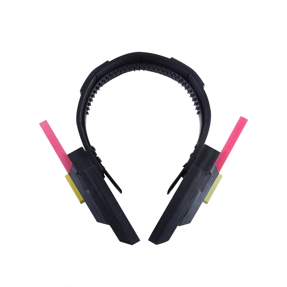 Pistola arma de D.Va Hana Song de Overwatch, accesorio cosplay tipo auricular, accesorio de cosplay y juguete para fiestas de Navidad y Halloween