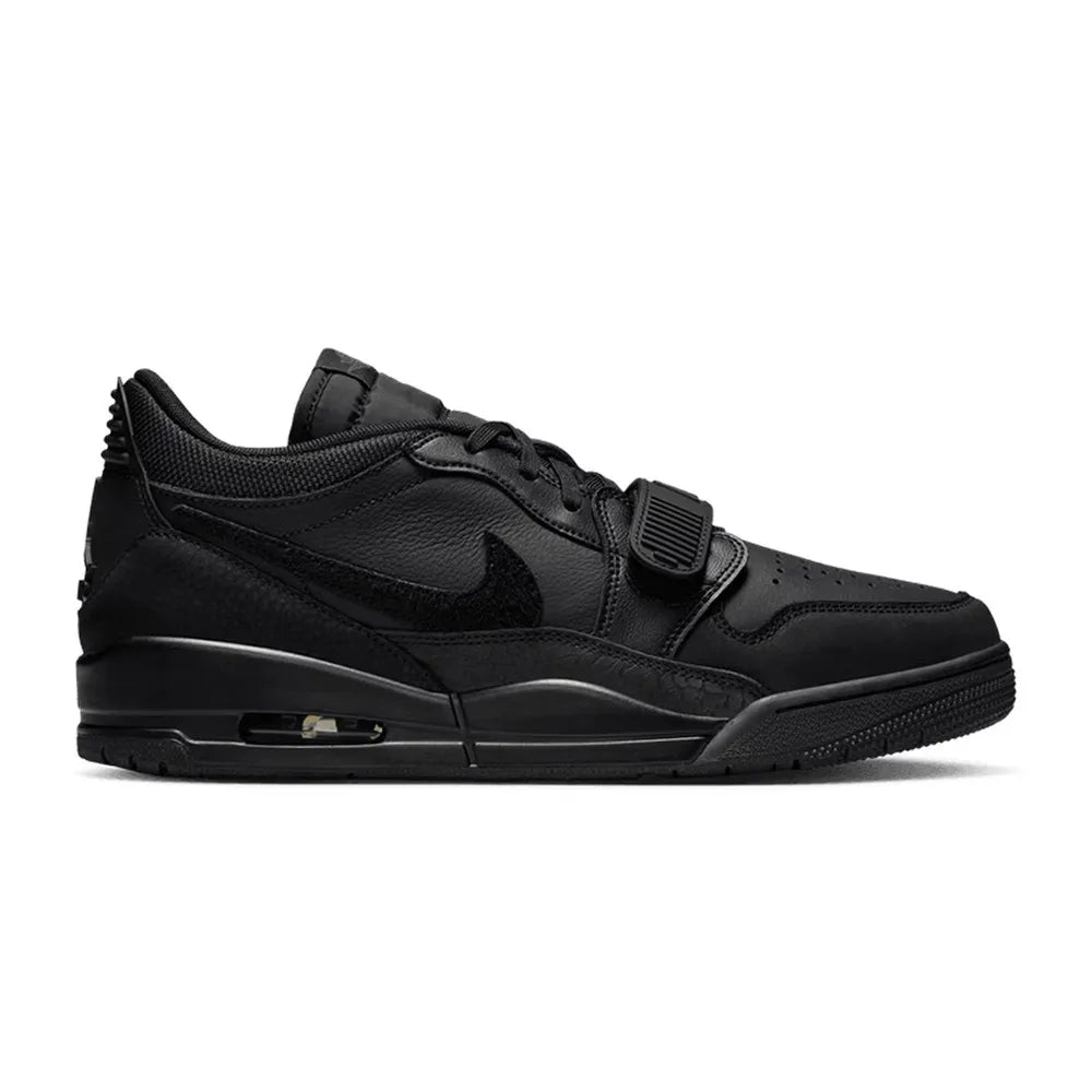 Nike Legacy 312 Black Knight Comfortable Anti-Slip Durable Low-Top Retro Basketball Shoes Men's Black IQ9784-001