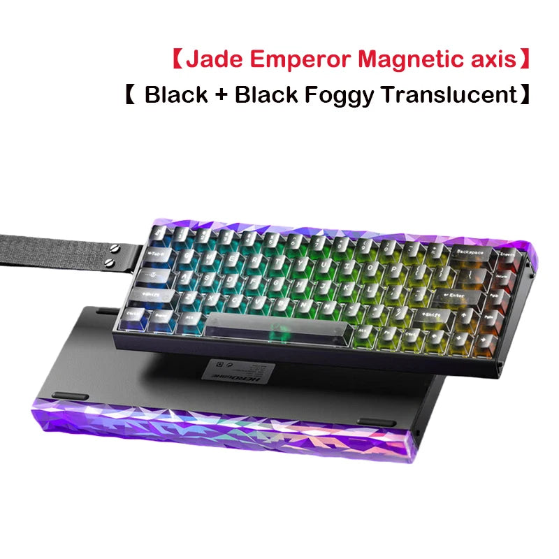 AULA HERO 68 HE Gaming-Mechanische Tastatur Magnetische Achse RT Kabelgebunden RGB-Beleuchtung 8K Polling-Rate Seitenbeschriftung