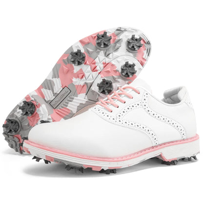 Ladies' Professional Golf Shoes, Fashionable Casual Walking Shoes, Outdoor Fitness Non-Slip Comfortable Golf Sports Shoes