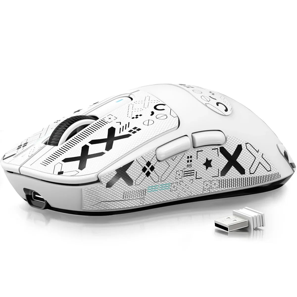 ATTACK SHARK X3/X3PRO 4K/8K Wireless Gaming Mouse, 26K DPI, Tri-Mode (Wired/2.4GHz/BT5.2), Lightweight, PAW3395 Sensor For Gamer