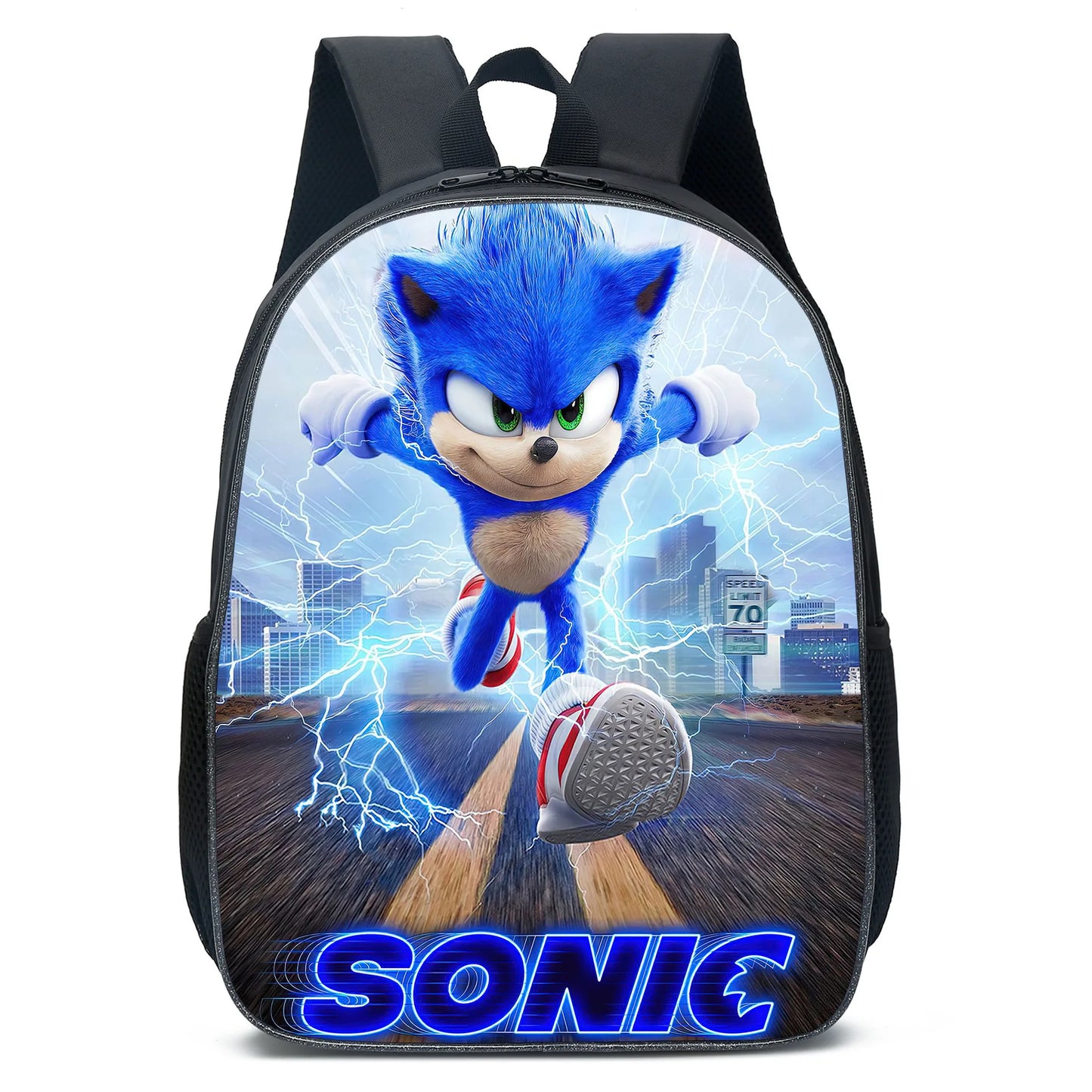 New Cartoon Animation Sonic SONIC Primary and Secondary School Bags Children's Backpacks Anime Cartoon School Bag Mochila