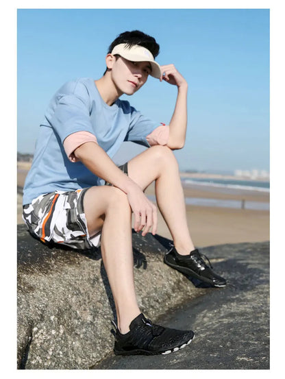 EOCENE męskie i damskie barefoot buty wodne do sportów outdoorowych, szybkoschnące buty na plażę, do pływania, fitnessu, brodzenia, trekkingu i jazdy na rowerze