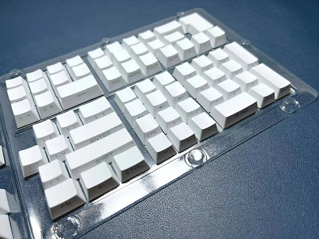 Teclas retroiluminadas con grabado lateral de 131 teclas para teclado mecánico con interruptores Cherry MX, perfil OEM, keycaps ABS personalizadas DIY