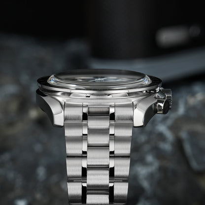 Watchdives New Wd1863 Quarz-Herrenuhr VK63 Chronograph Bubble-Saphirglas Wasserdicht 39Mm Stahl Top-Marke Luxus-Business-Uhr