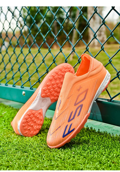 Sapatilhas de Homem Novas com Pitons para Relva, Ténis de Futebol de Alta Qualidade, Chuteiras de Futsal Antiderrapantes para Interior, Modelo Cano Alto para Exterior Mais Vendido