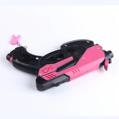 Pistola arma de D.Va Hana Song de Overwatch, accesorio cosplay tipo auricular, accesorio de cosplay y juguete para fiestas de Navidad y Halloween