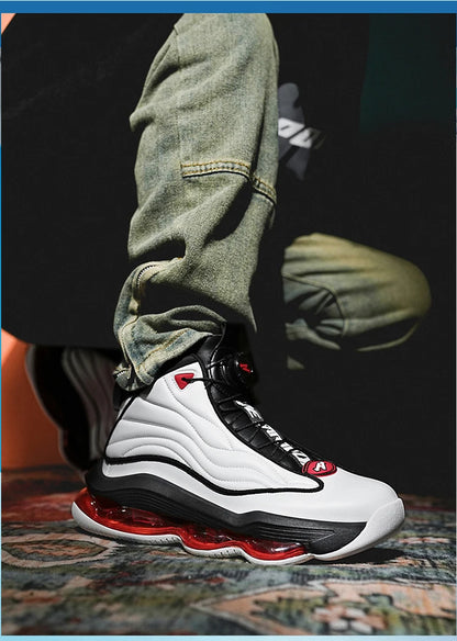 Atmungsaktive Basketballschuhe mit Dämpfung, rutschfeste und strapazierfähige Laufschuhe für Herren, Fitness- und Trainingsschuhe, athletische Basketball-Sneaker für Damen