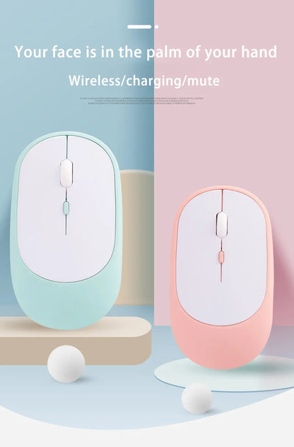 Lenovo Wireless Mouse USB Rechargeable Ergonomic Adjustable DPI Office Silent 2.4G Bluetooth Optical Electric Mice Game Office