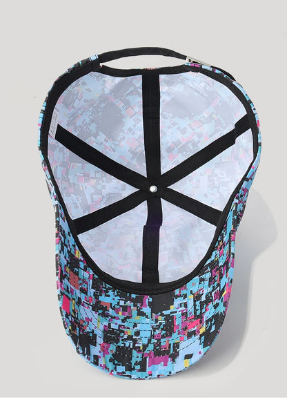 Summer Graffiti Light Board Baseball Cap Unisex Outdoor Sun Protection Hat Fashion Sports Cap Casual Duckbill Cap