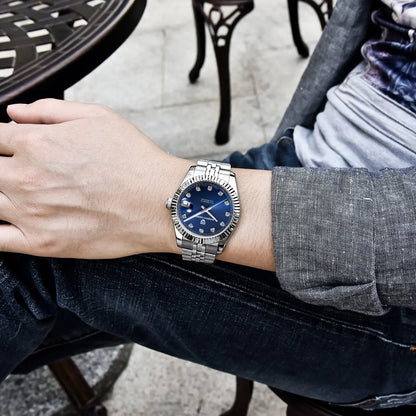 Relojes PAGANI DESIGN 2026 nuevos de lujo en oro y plata, relojes mecánicos para hombre, acero inoxidable, cristal de zafiro, reloj automático