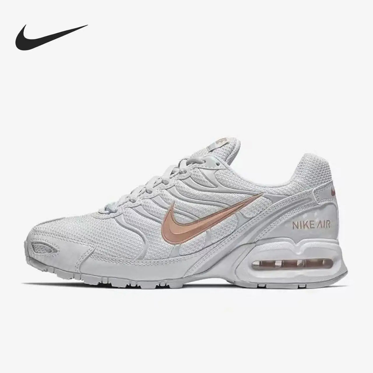 Nike Air Max Torch 4, chaussures de course décontractées à tige basse, confortables et polyvalentes, modèle unisexe, blanc et bleu, 343851-104.