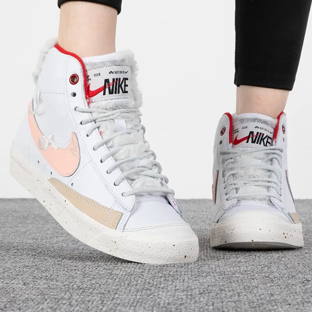 Nike Blazer High-Top Non-Slip Breathable Video Game Pixel Sports Canvas Board Shoes FD4342-181