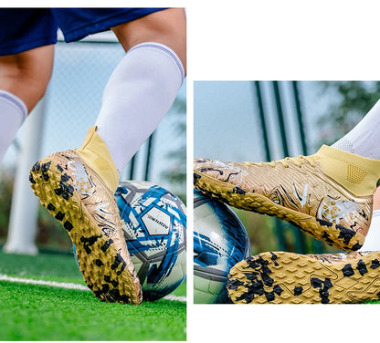New Men's Professional Soccer Shoes Non-slip Football Boots Unisex Breathable Futsal Sports New Cleats Drop Shipping Ultralight