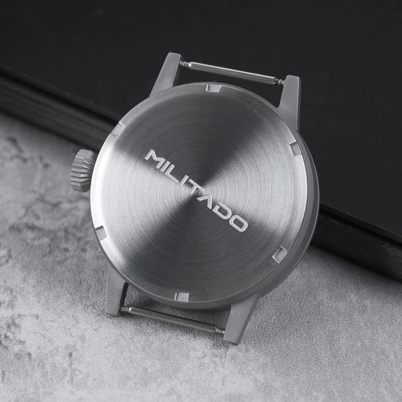 militado ML10 Quartz Watch VH31 Sweeping Second Movement 316L sandblasted coating Sapphire BGW9 Luminous 100m Waterproof Watch