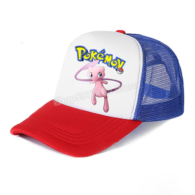 Pokemons Baseball Cap Pikachu Charizard Gengar cartoon Peaked Hat Kid Adult Summer Outdoor Sport Hat Boy Casual Fashion Cap Gift