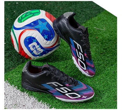 Nouvelles chaussures de football pour hommes, chaussures de football professionnelles, chaussures d'entraînement, chaussures de match, baskets antidérapantes, chaussures de sport pour terrain gazonné, chaussures d'extérie
