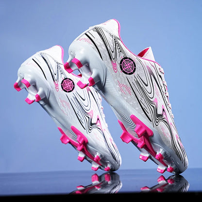 Chaussures de Football basses pour hommes, crampons de Football professionnels pour enfants en plein air, baskets d'entraînement sur gazon de haute qualité, chaussures de Sport, nouvelle collection