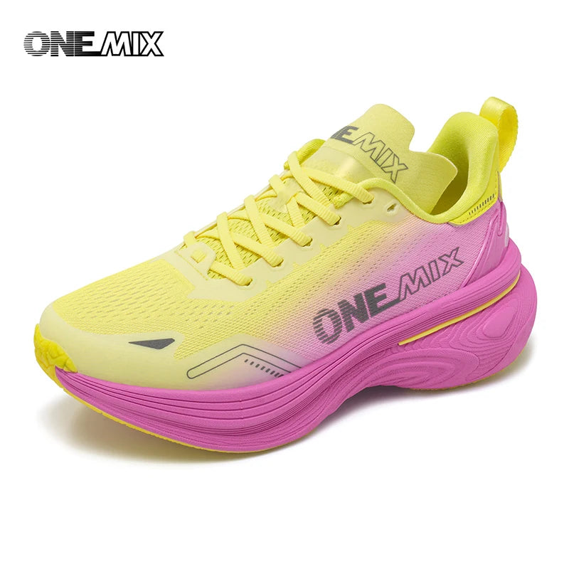 ONEMIX Nové běžecké boty s polstrováním pro ženy a muže, lehké, módní outdoorové tenisky, sportovní obuv na silnici, trénink, jogging, fitness