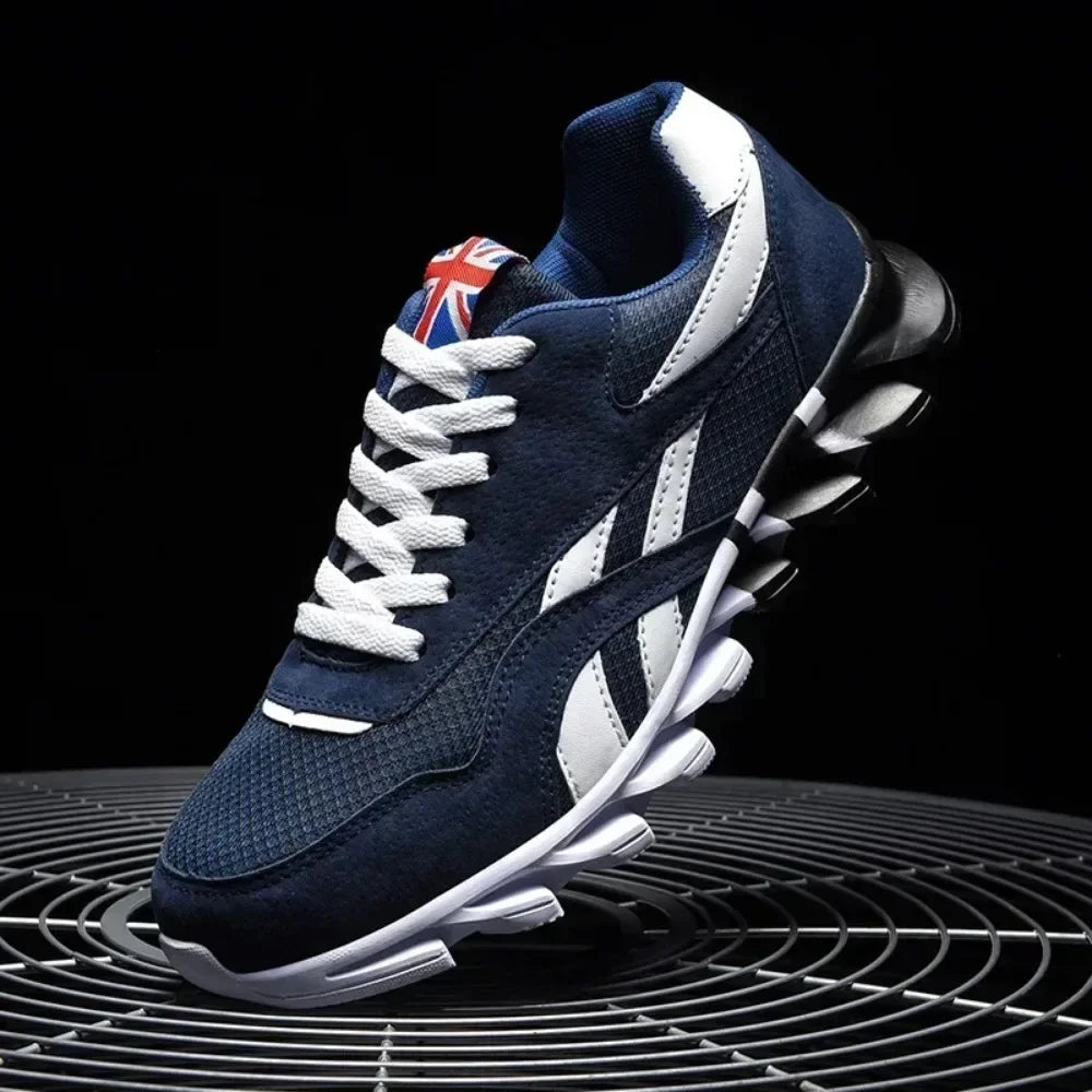 Brand Trend Size 46 47 48 Men's Wear-resistant Cushioning Thick-soled Fitness Sneakers Outdoor Breathable Running Shoes for Men