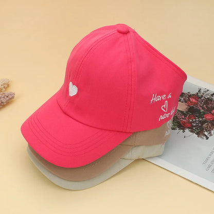 Fashion Kids Baseball Caps for Boys Girls Sun Hat Hollow High Ponytail Caps Children Sunshade Baseball Caps for age 4-12 Years