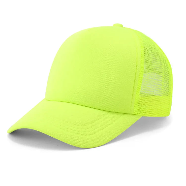 Customized Logo Mesh Baseball Caps Men Women 5 Panel Cheaper Trucker Hats Sports Team Snapback Caps Summer Sun Dad Hat Gorras
