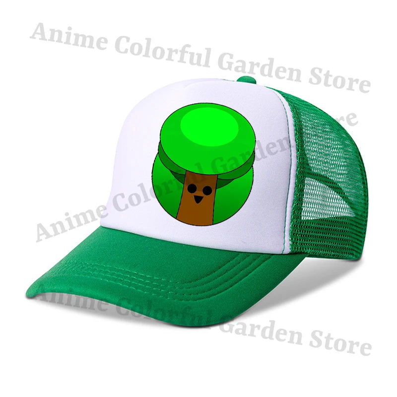 Sprunki Parent-child Baseball Cap Anime Cartoon Hip Hop Flat Caps Men Women Kids Summer Fashion Sunshade Breathable Hats Gifts