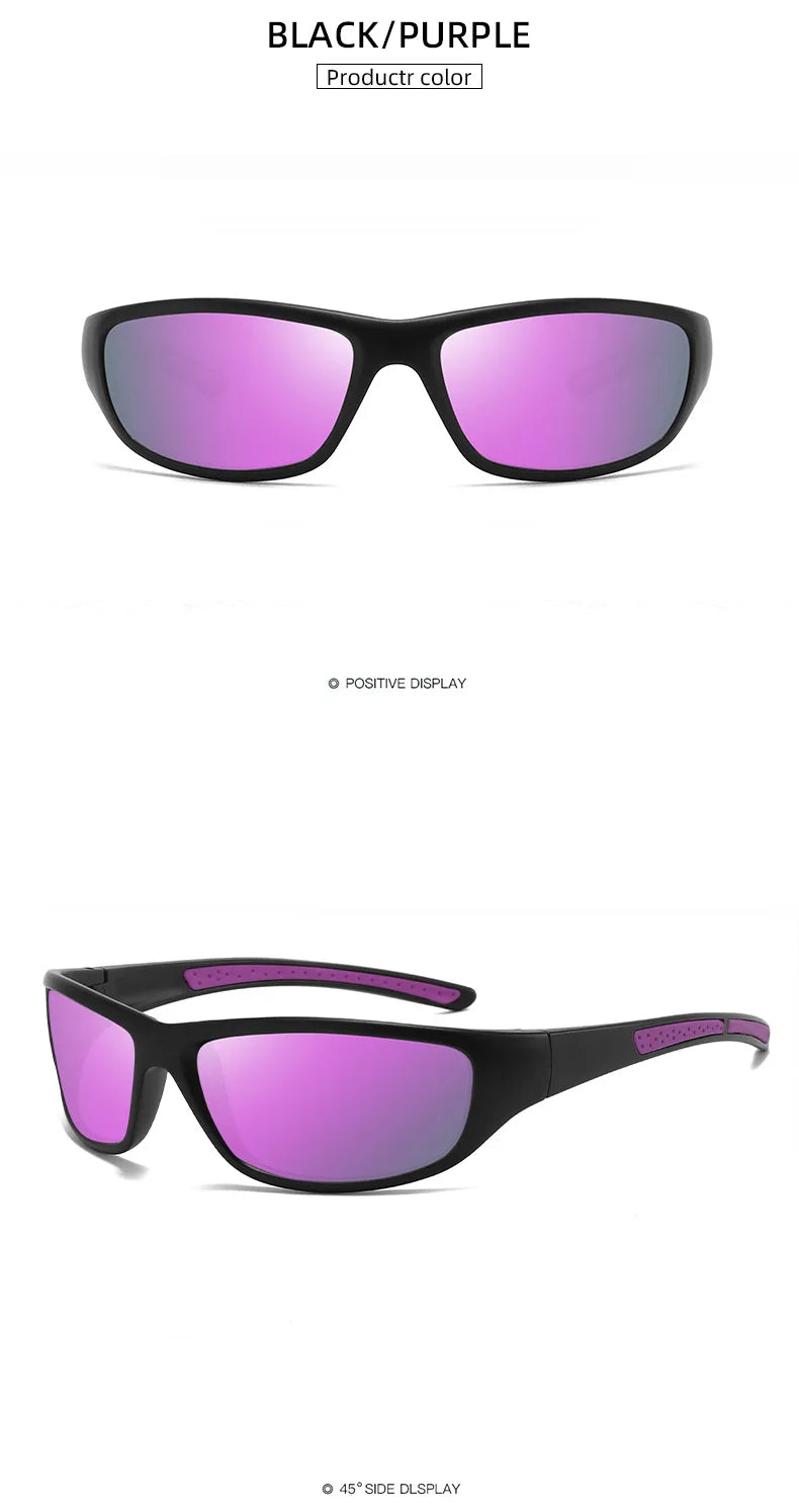 Brand Luxury Designer New Fashion Polarized Sunglasses For Men Outdoor Cycling Sun Glasses Driving Riding Sports Eyewear 6123