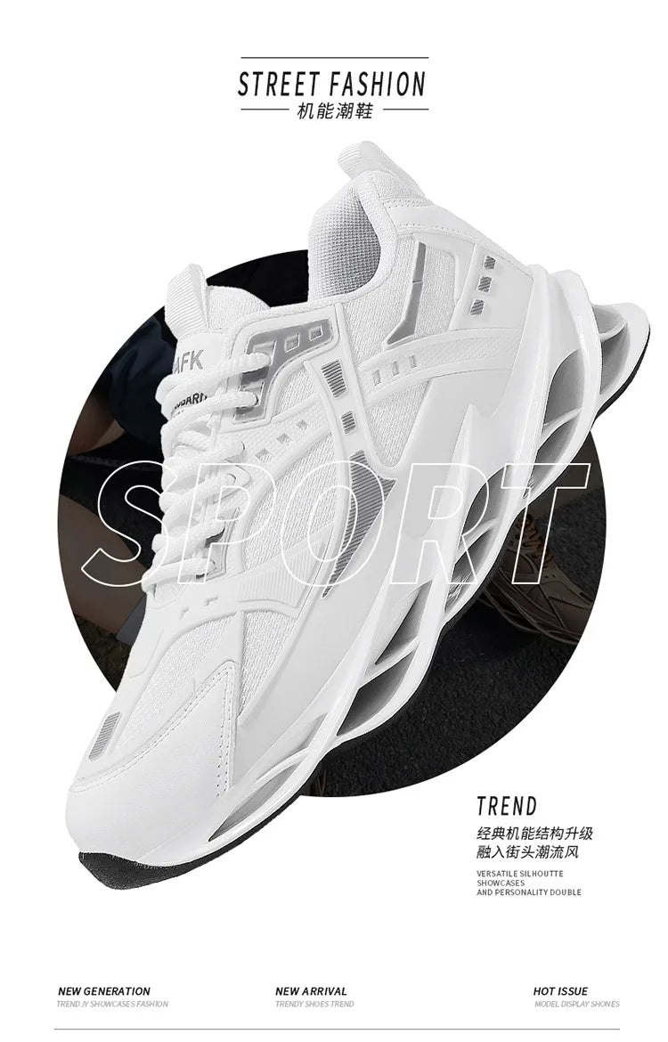 Ténis casuais para homem, ténis de luxo, ténis de corrida respiráveis, mocassins de moda para homem. Sapatos