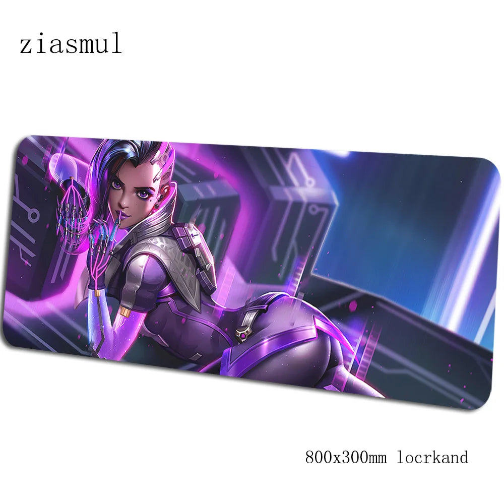 Overwatch Gaming-Mauspad Aestheticism 800x300x3mm Notebook-Mausmatte Gaming-Mousepad Cartoon-PC-Schreibtischunterlage-Mausmatte
