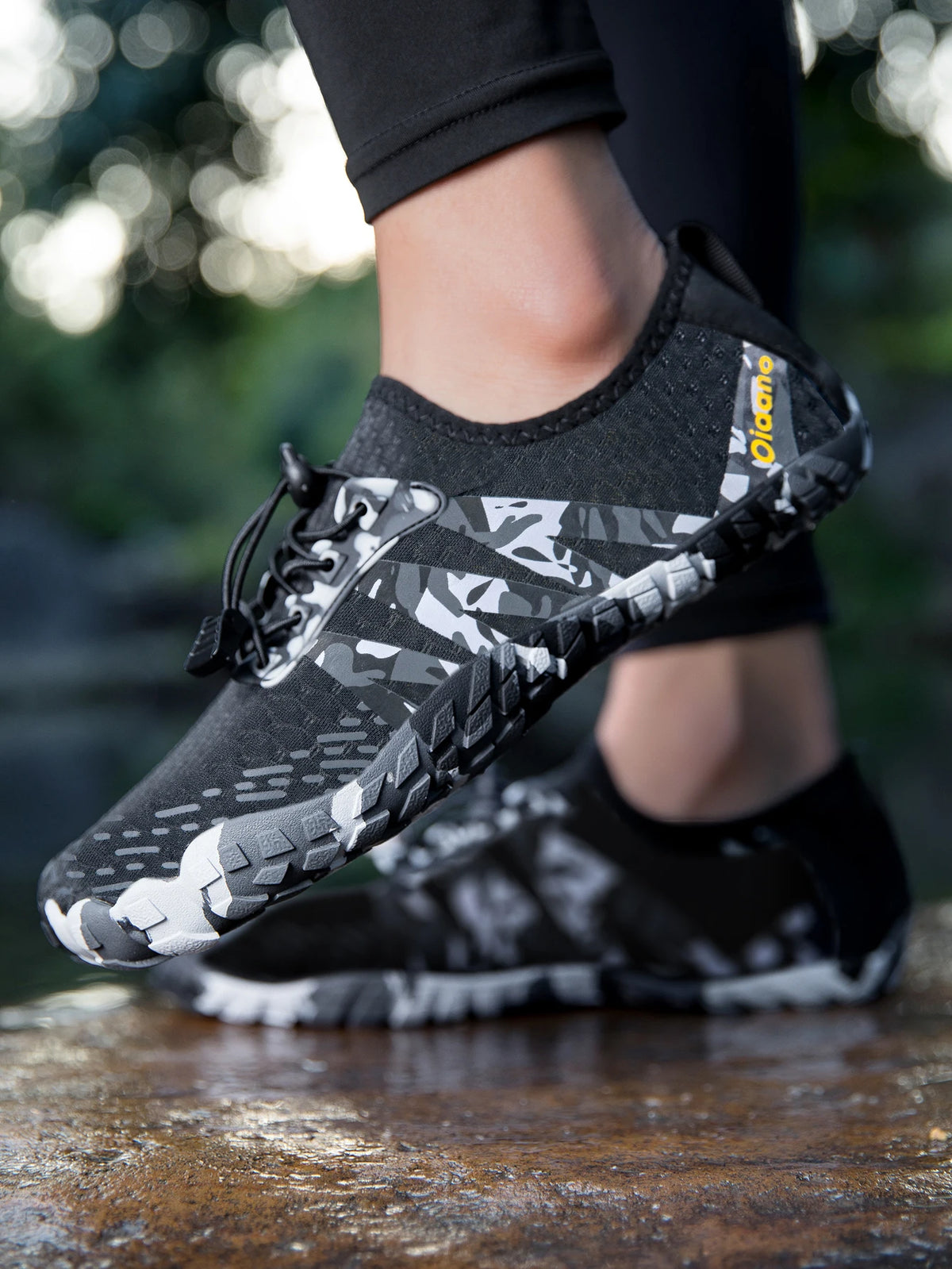 Oiaano New Camo Men Women Quick-Drying Beach Aqua Shoes Barefoot Water Booties Man Aquatic Sneaker Sports Athletic Walking