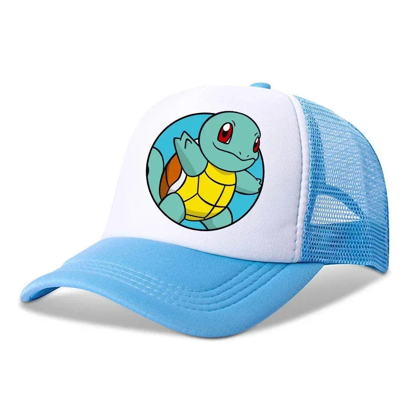 Pokemons Child Baseball Cap Cartoon Pikachu Printed Casual Hats Boys Outdoor Sun Hat Adjustable Peaked Cap Kids Birthday Gifts
