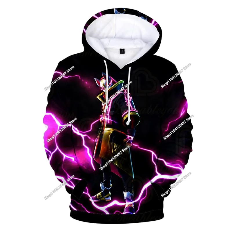 Hoodies für Jungen und Mädchen Fortnite Kinder-Pullover 3D-bedruckte Hoodies Battle Royale Herren-Hoodies Herbstmode Kinderbekleidung