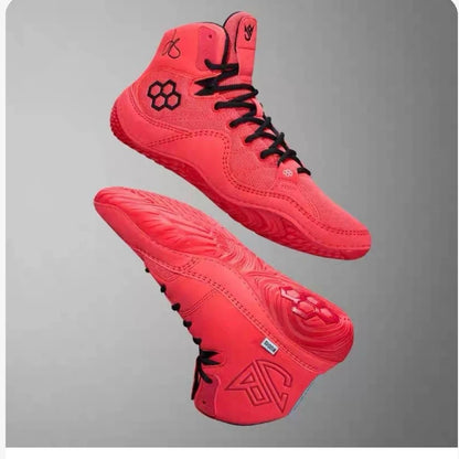 Men's and Women's Wrestling Shoes Competition Sport Gym Training Shoes Top Quality Comfortable Boxing Sport Shoes Sizes 36-45