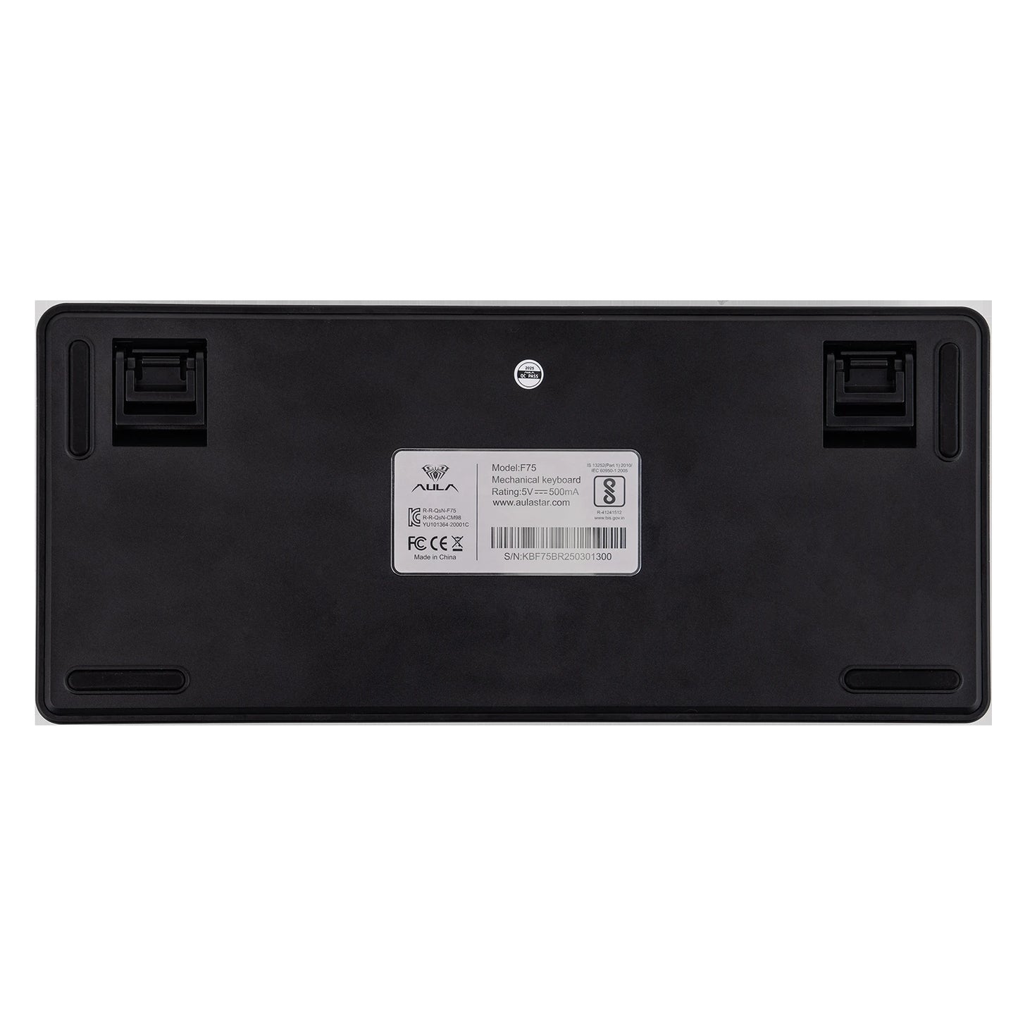 EPOMAKER x AULA F75 kabelgebundene mechanische Hot-Swap-Tastatur 75% ANSI US-Layout mit Gasket-Mount und Drehregler für Mac/WIN/Android