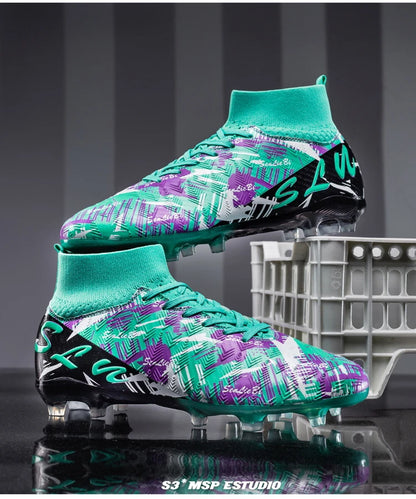 Botas de fútbol profesionales para hombre, zapatillas de fútbol Society, tacos de fútbol FG ultraligeros para entrenamiento, calzado deportivo de fútbol para exterior