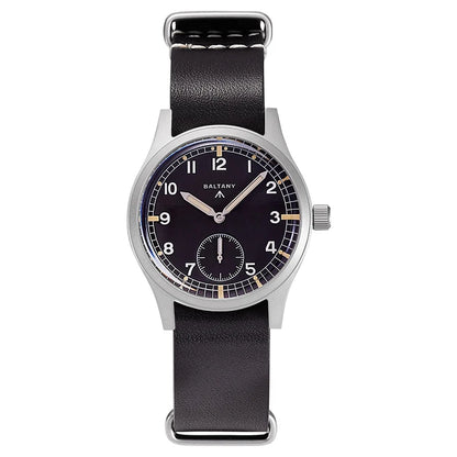 Baltany Dirty Dozen Watch Men's S2019 Military Vintage Wristwatch Small Seconds Hand VD78 Quartz Luminous 100M Waterproof Field Watch