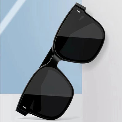 KLASSNUM Transfer Sunglasses Ladies Fit Over Sun Glasses Men Oversize Square Wrap Around Glasses for Prescription Myopia Goggles