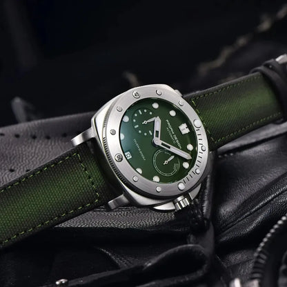 PAGANI DESIGN Men's Mechanical Watch Luxury Sapphire Glass Luminous Automatic Watch 200M Waterproof Stainless Steel Watch
