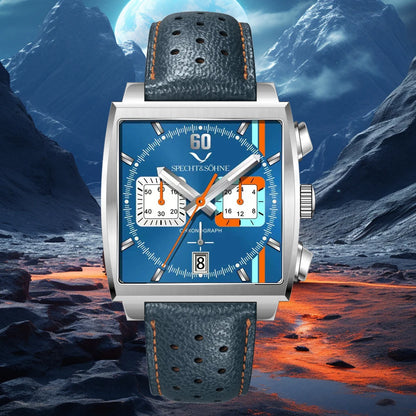 Specht&Sohne 2025 New Men's Watches Quartz Sport Watch Stainless Steel Leather Strap Japan Miyota VK63 Chronograph