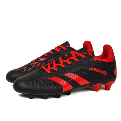 Neue Fußballschuhe für Herren und Damen, Hallen- und Outdoor-Sportschuhe mit langen Stollen und Multinocken für das Fußballtraining auf Matten