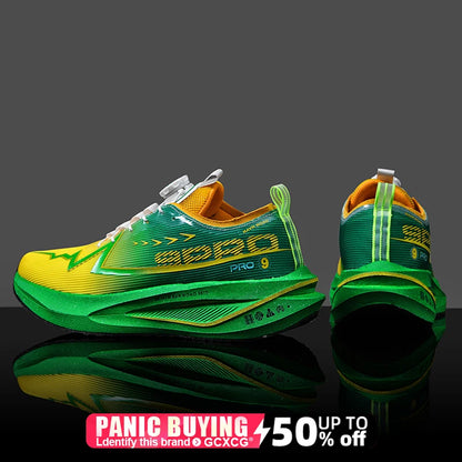 Men Marathon Running Shoes Carbon Board Speciality Sports Breathable Lightweight Women's Comfortable Athletic Nonskid Sneakers