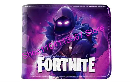 Fortnited Anime Figures Wallet Victory Royale PU Leather Purse Coin Holder Money Clutch Wristlet Cover Wallet Card Holder