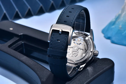 PAGANI DESIGN – Luxusné mechanické pánske hodinky, 41 mm, zafírové sklo, kožený remienok, vodotesné, v štýle pilotných hodín, s tourbillonom a fázou mesiaca