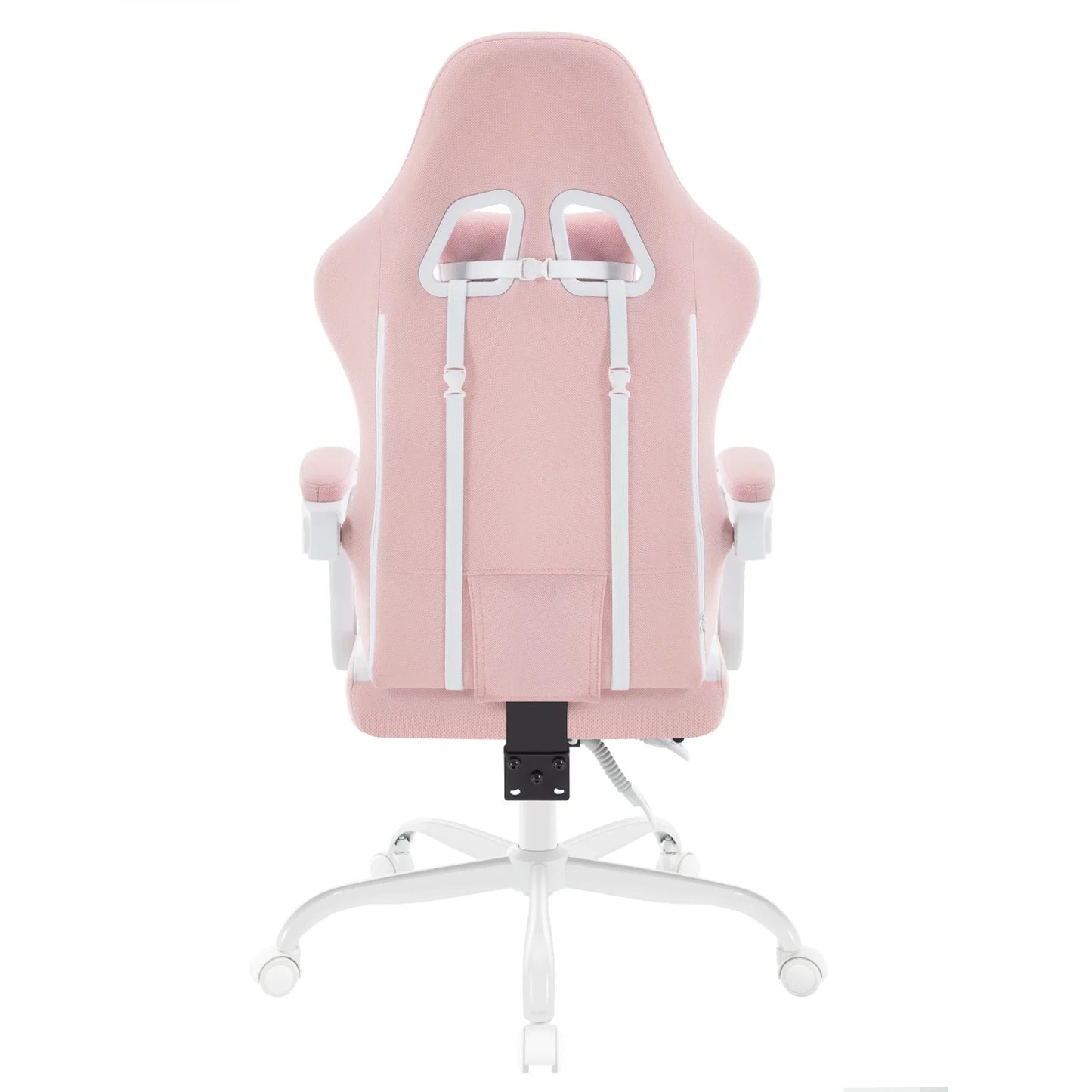 Sedia da ufficio girevole WOLTU con funzione massaggio, poltrona ergonomica con cuscino e poggiapiedi, sedia gaming regolabile in altezza